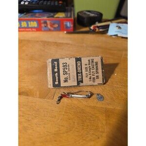 Vintage South Bend Trix Oreno Lure Red Head SP593 No 6 Single Hook